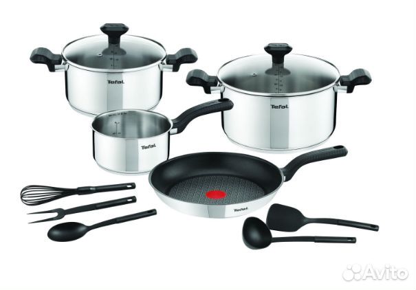 Набор посуды Tefal Comfort Max Set 11шт. Новая