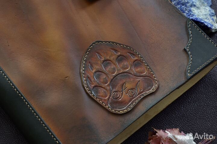 Премиальный кожаный блокнот А4. На заказ