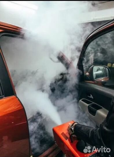 Обработка салона сухим туманом