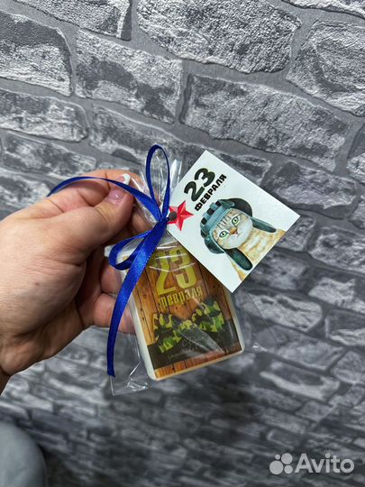 Подарок из мыла на 23 февраля