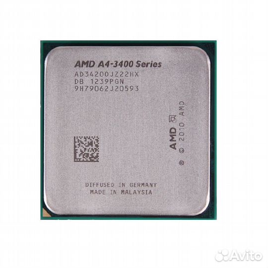 Б/у процессор сокет FM AMD A4-3420 - ad3420ojz22hx