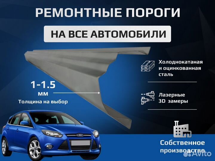 Citroen C3 ремонтные пороги и арки