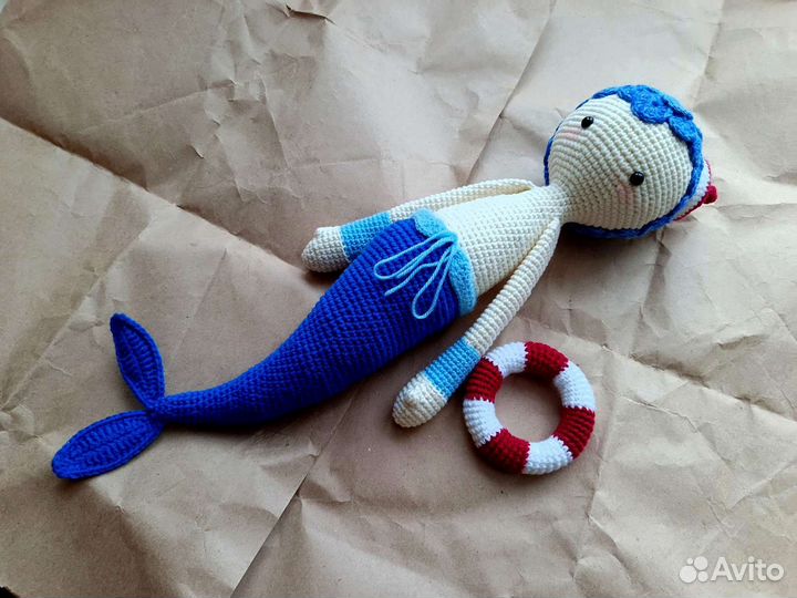 Вязаная кукла Lalylala (Русал) Лалилала