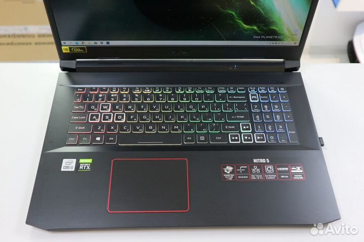 Acer Nitro 17ка игровая /RTX 3060 95w/512ssd/120Hz