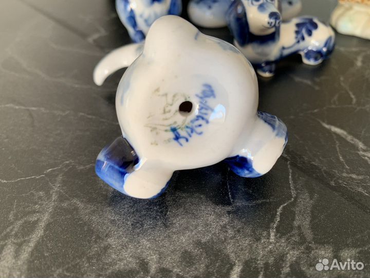 Фигурки гжель в идеальном состоянии. Без сколов