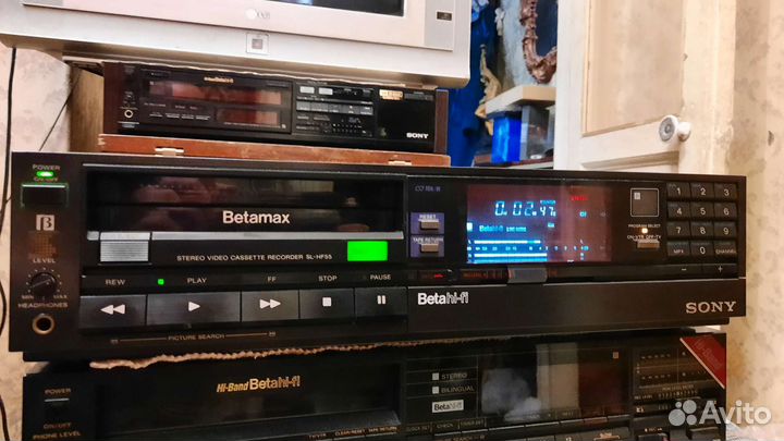 Betamax Sony SL HF55 stereo бетамакс