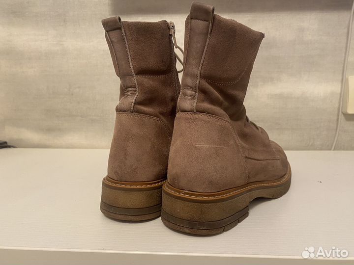 Ботинки замшевые женские