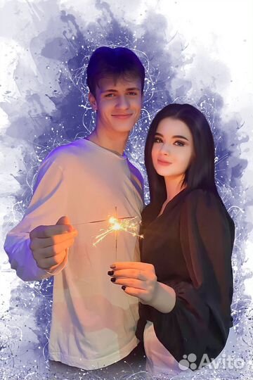 Портрет на холсте