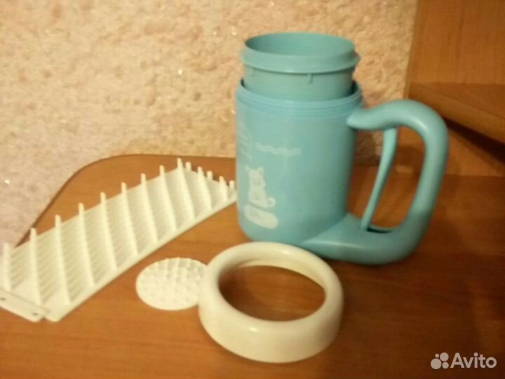 Лапомойка для мелких собак с механическим поворото