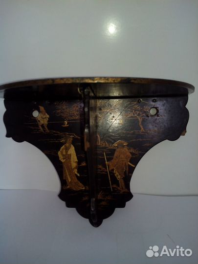 Полка-консоль шинуазри. Винтаж