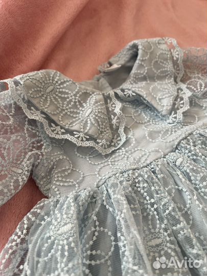 Детское нарядное платье 86 размер