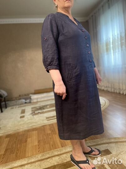 Платье из льна