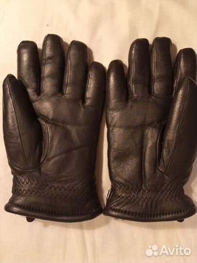 Перчатки женские кожаные новые