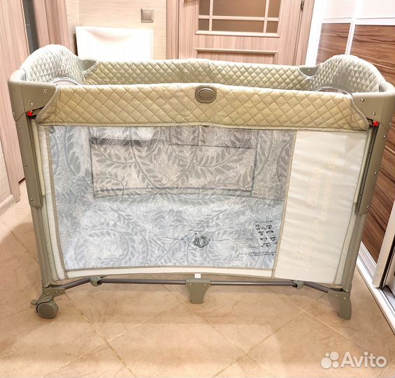 Манеж кровать детский складной happy baby