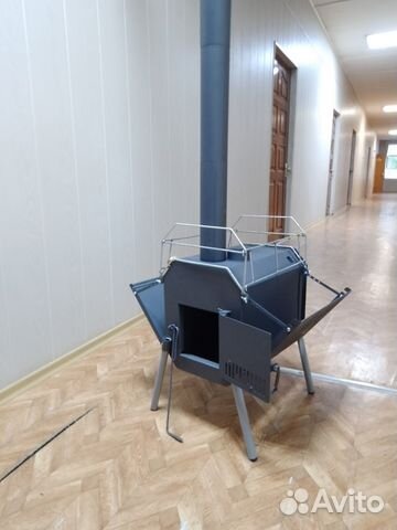 Печь для мобильной бани с парогенератором