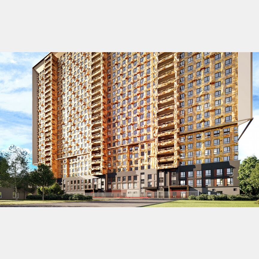 1-к. квартира, 55,6 м², 26/28 эт.