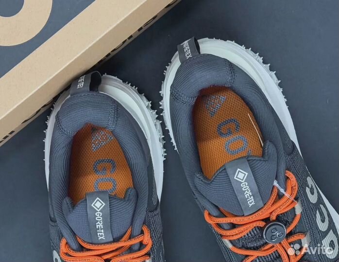 Nike ACG Mountain Fly 2 Gore-Tex Orange Grey оригинал