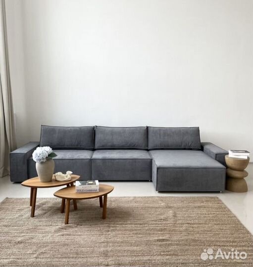 Угловой модульный диван лофт