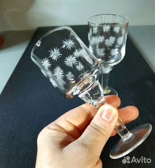 Рюмки на ножке хрусталь СССР