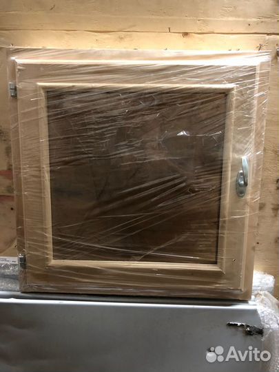 Форточка банная из липы