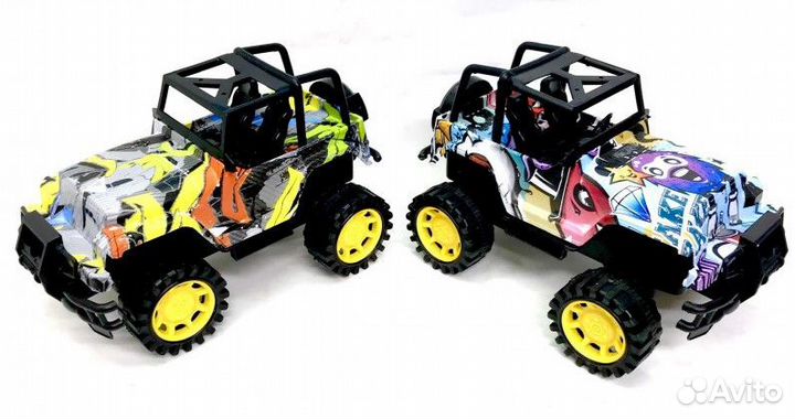 Машинка Внедорожник голография 22 см