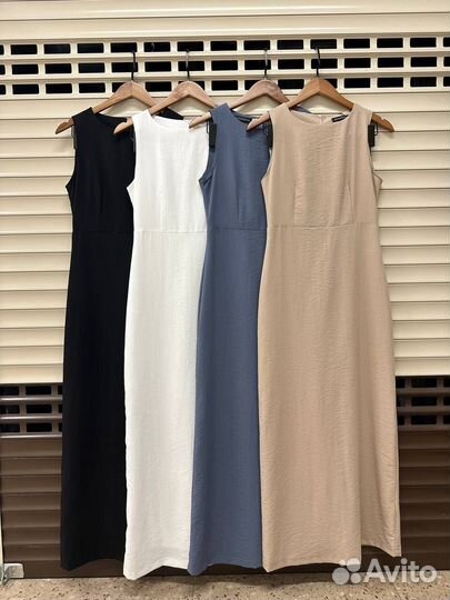 Платье льняное