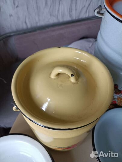 Эмалированная посуда СССР