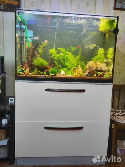 Аквариум с тумбой 200л бу