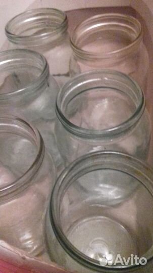 Банки стеклянные 0.25,0.45, 0.7л.3л.5л