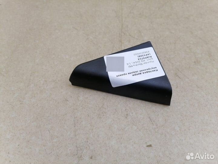 Накладка двери внутренняя задняя правая Hyundai