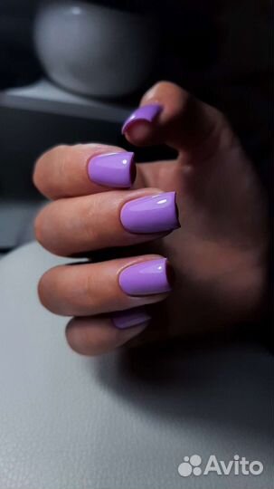 Маникюр с покрытием гель-лак, Наращивание ногтей