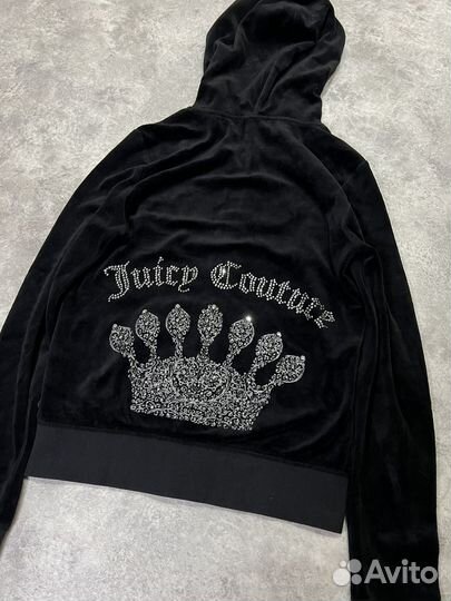 Оригинал Juicy Couture Зип Худи Бархат