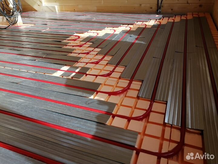 Теплый пол (пенопласт)