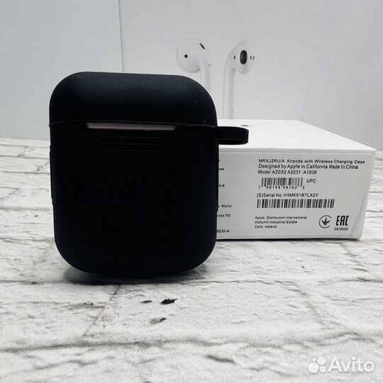 Наушники AirPods 2 + подарок чехол