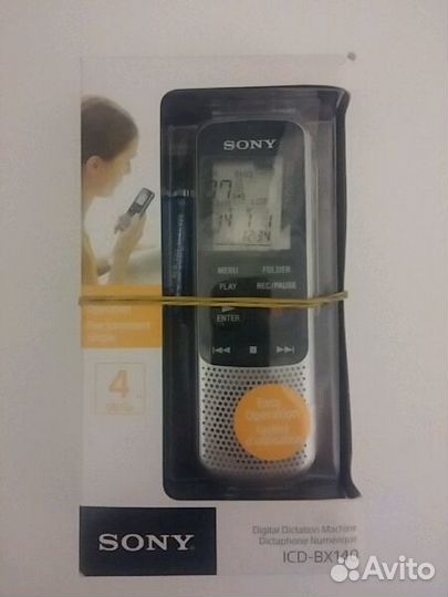 Диктофон Sony ICD-BX140 4Gb