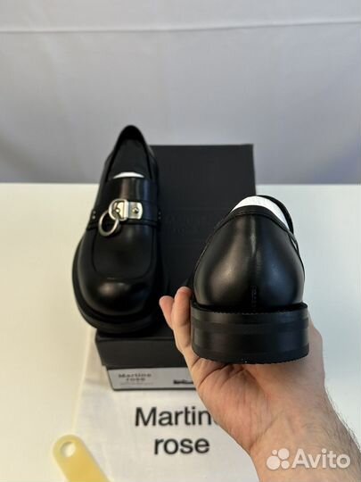 Martine Rose Bulb Toe Ring Black 9.5US