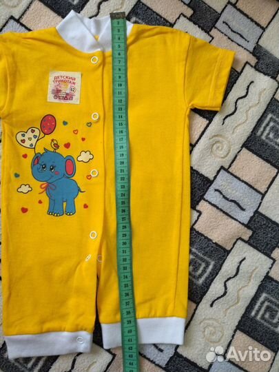 Боди и песочник новые 62 размер