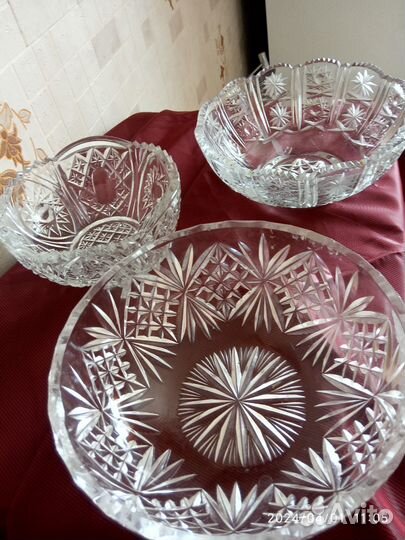 Хрустальные салатницы, СССР