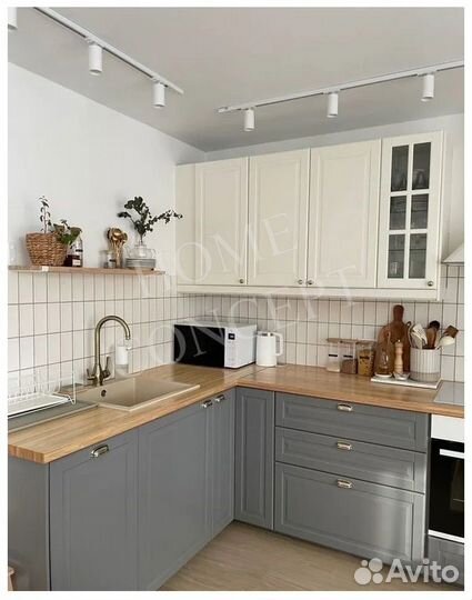 Реставрация кухонных фасадов Замена на новые