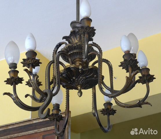 Старинная люстра. Модерн. Франция