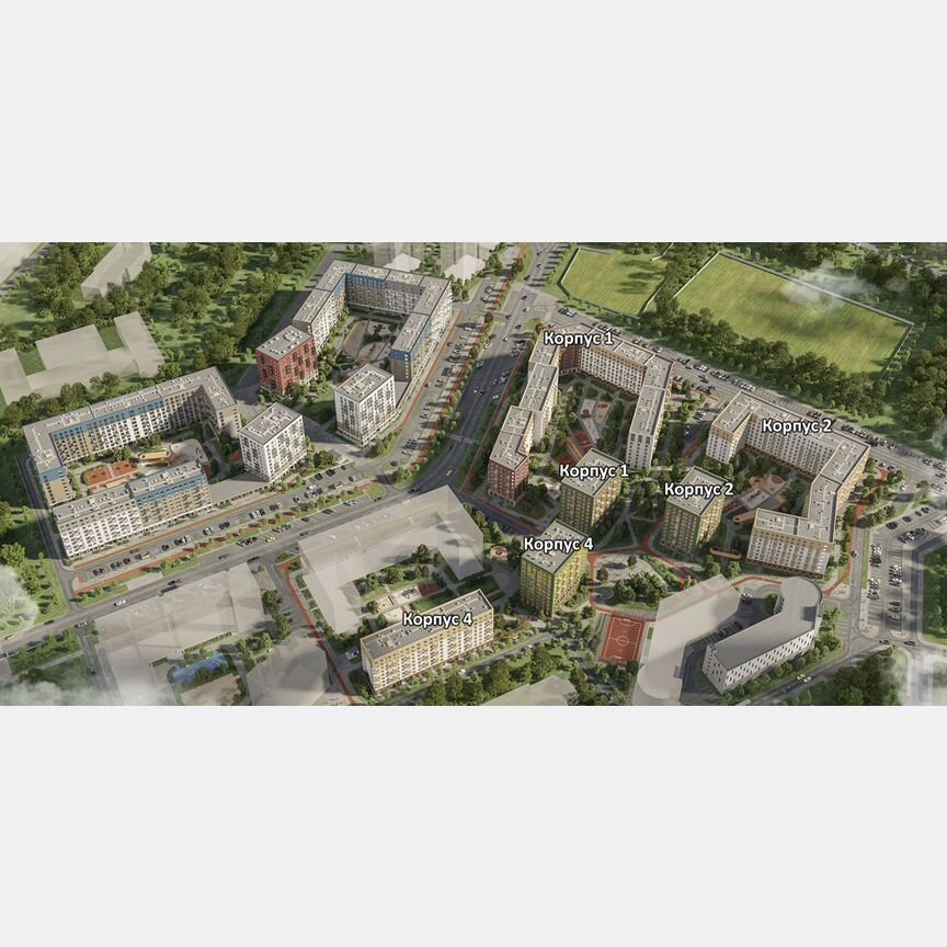 Квартира-студия, 25,2 м², 6/9 эт.