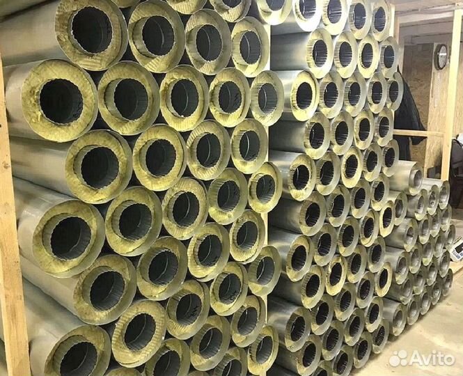 Дымоход нержавеющий сэндвич для котла и печи