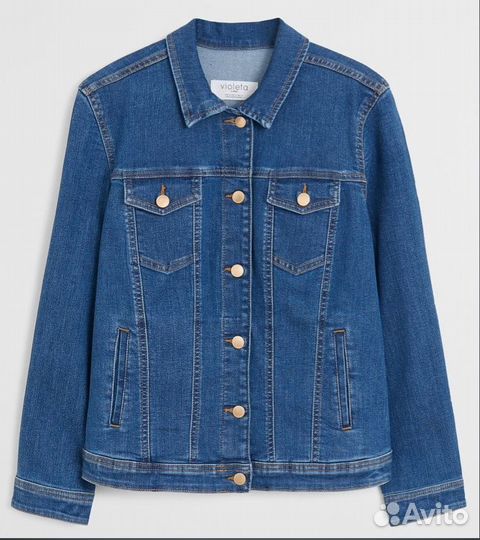 Джинсовая куртка Violeta by Мango на 46/48 размер