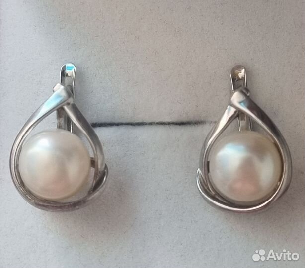 Серьги с жемчугом