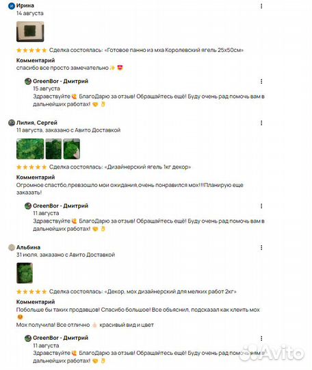 Вечно зеленый мох для поделок панно кашпо спилов