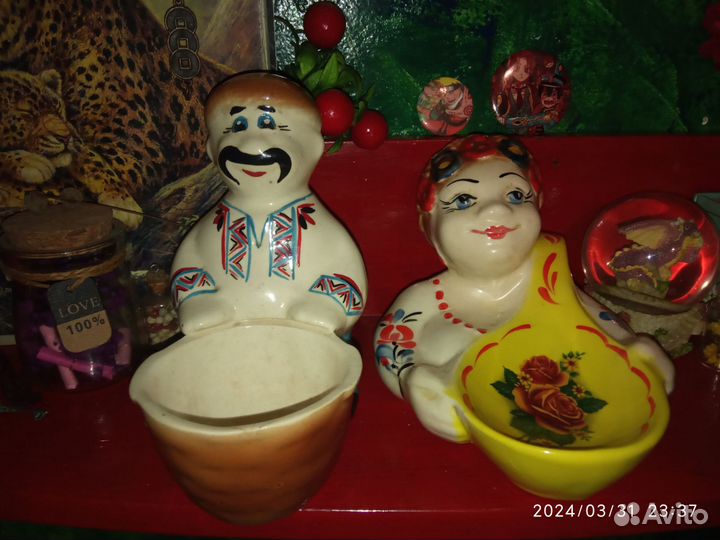 Козак с козачкой Статуэтки