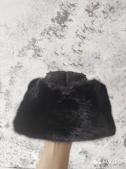 Шапка норковая женская