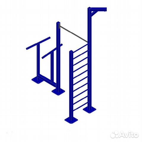 Уличный тренажерный комплекс AVU048
