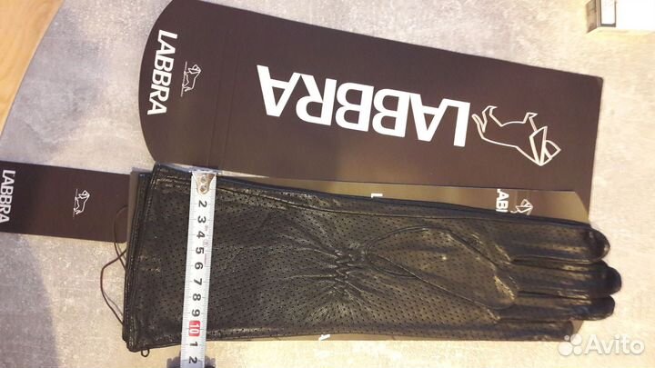 Перчатки женские кожаные 7.5 новые Labbra