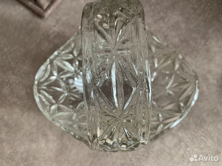 Ваза конфетница корзинка Богемия